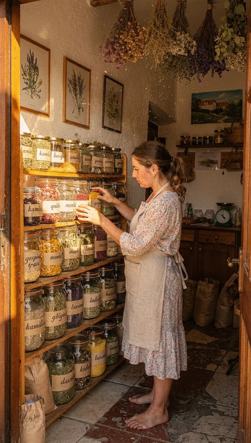 Zeleni čaj s medom i limunom u tradicionalnoj šalici.