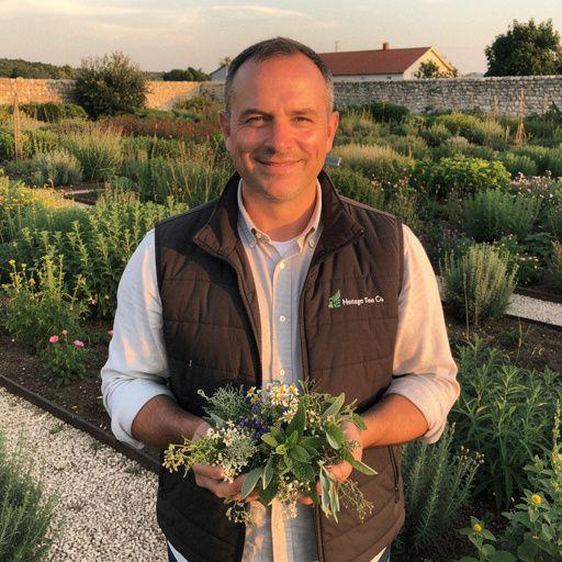 Različite vrste sušenih čajeva u staklenim posudama na policama.